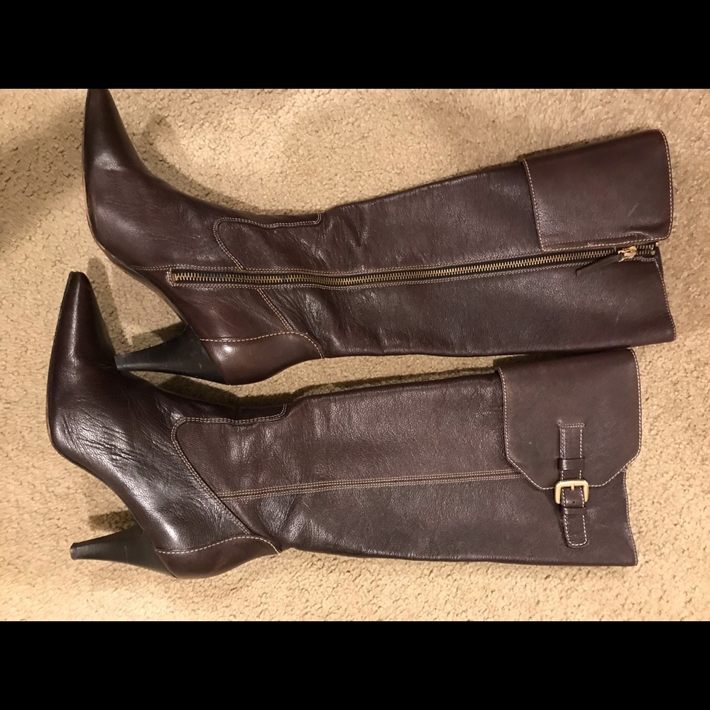 Leather boots by Hugo boss